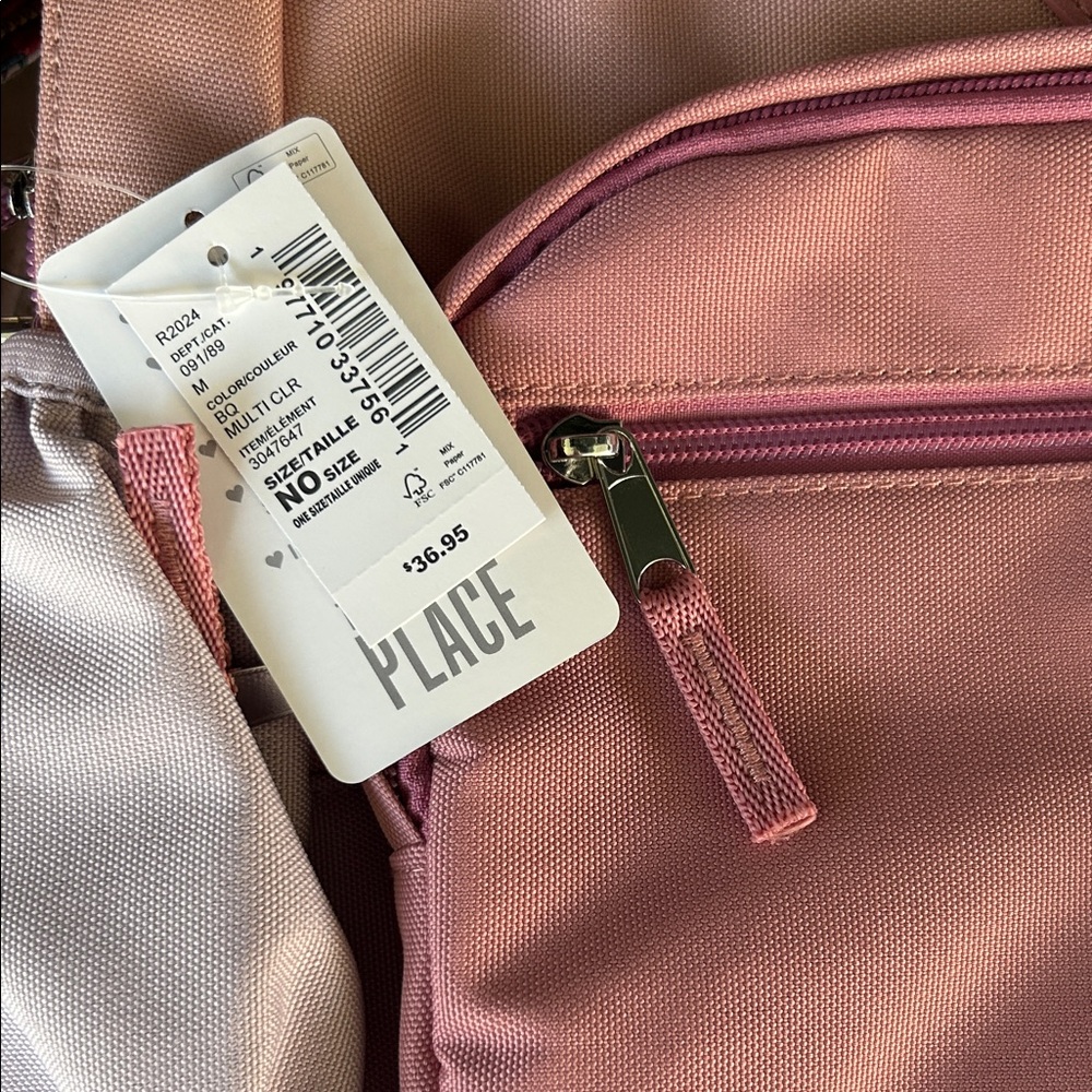 SOLD -Women/girls The Children's Place Pink Backpack